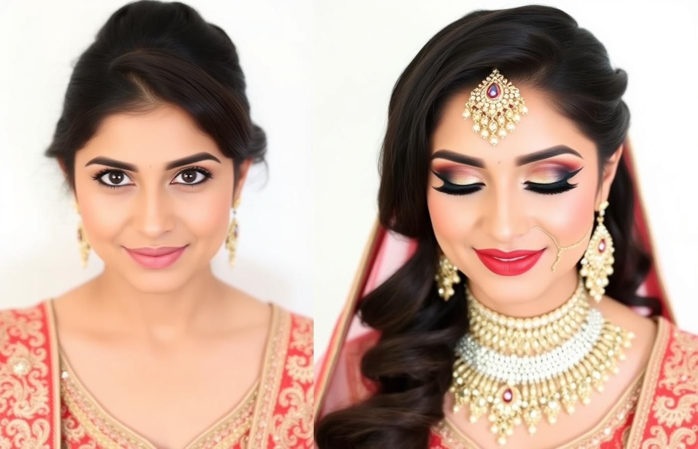 Before and after — Bridal Transformation